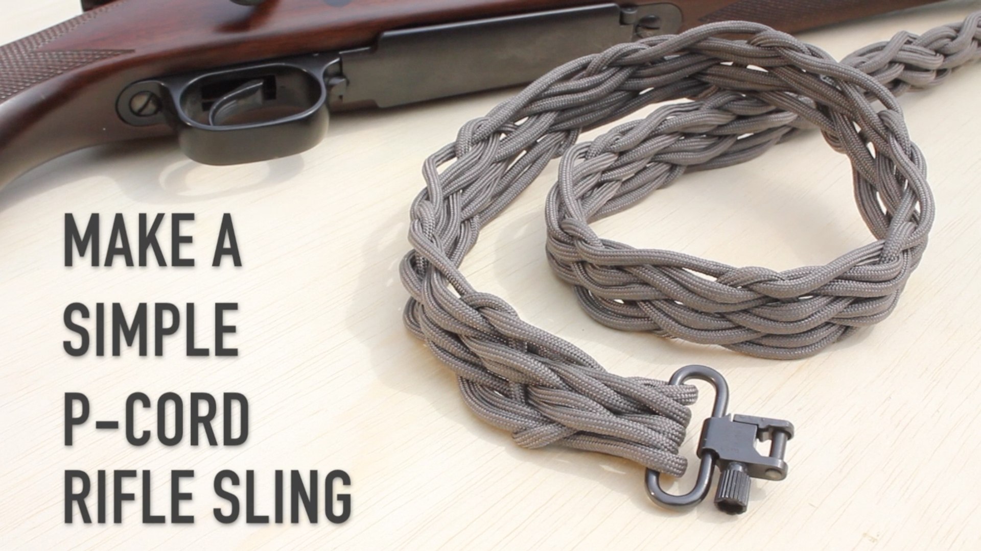 DIY: How to Make a P-Cord Rifle Sling - video Dailymotion
