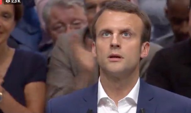 Macron président scandent les partisans du mouvement En Marche!