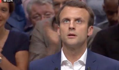 "Macron président" scandent les partisans du mouvement En Marche!