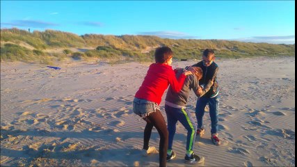 plage avec mes neveux, juillet 11, 2016