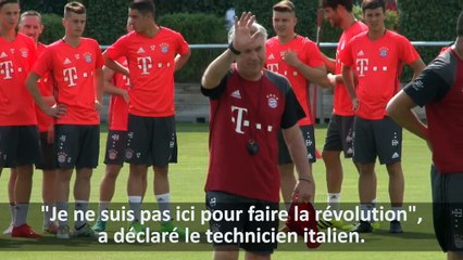 Bayern - Ribéry découvre Ancelotti à l'entrainement
