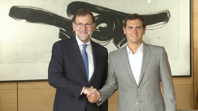 Rivera apoya un Gobierno en minoría de Rajoy