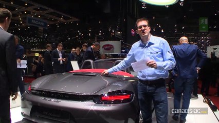 Porsche 718 Boxster - En direct du salon de Genève 2016