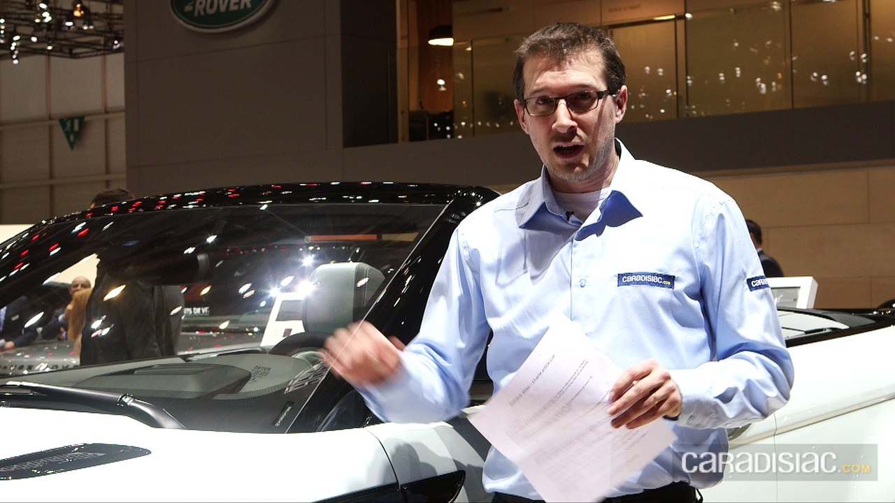 Genève 2016 - Découvrez le Land Rover Range Rover Evoque cabriolet