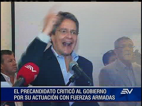 Lasso ofreció cambios en la política de seguridad militares pasivos
