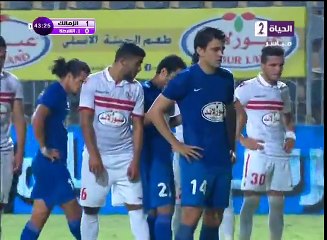 اهداف الزمالك واتحاد الشرطة كاس مصر 2-1