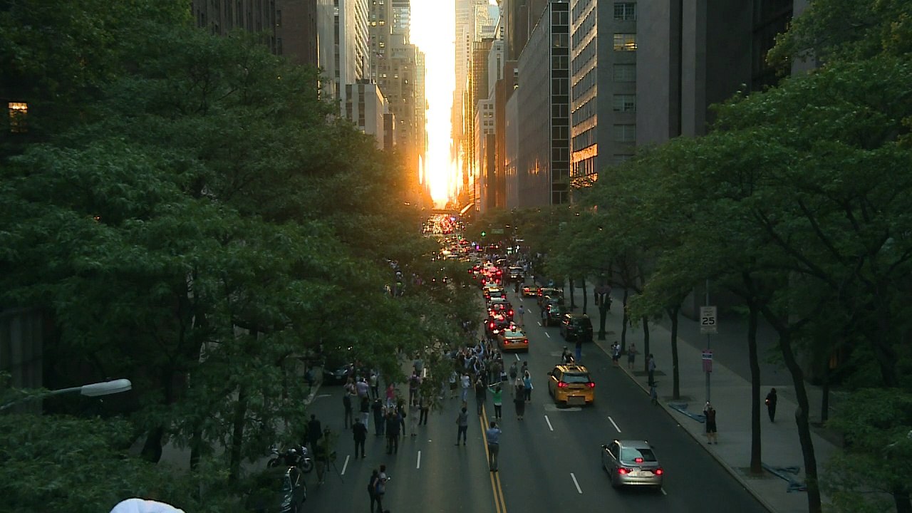 "Mahattanhenge“ begeistert New Yorker