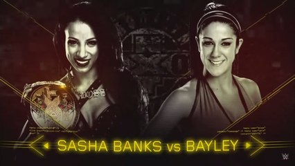 Bayley vs. Sasha Banks-NXT Takeover Brooklyn