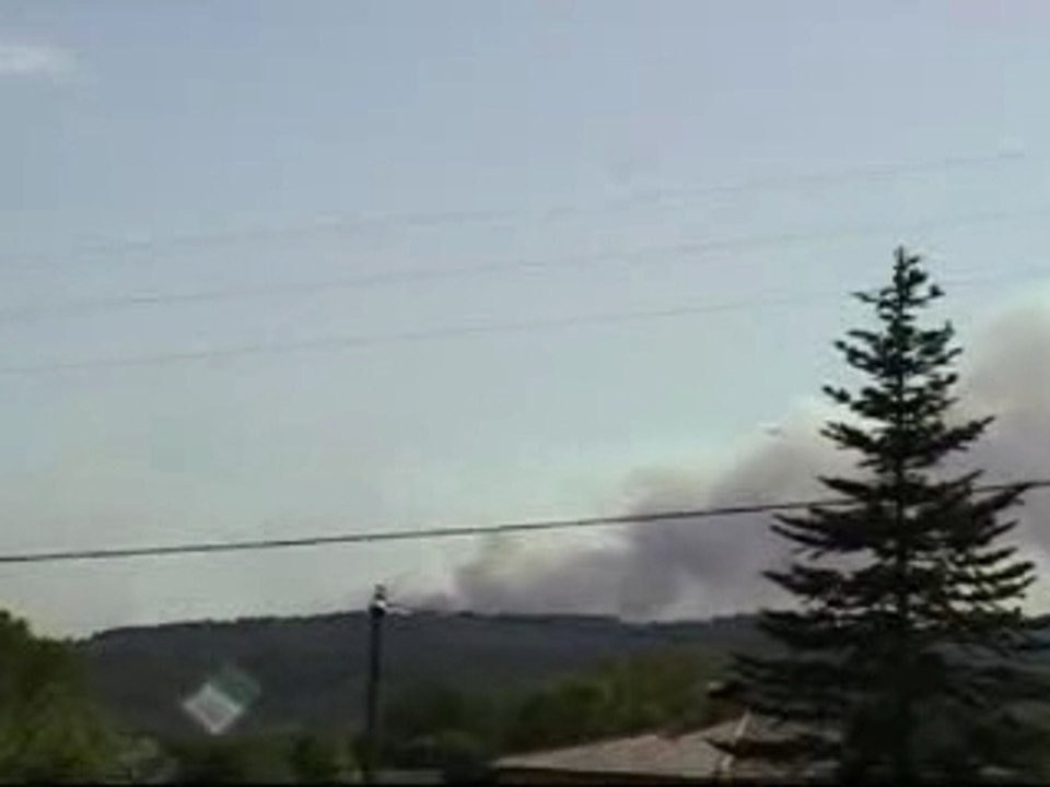 Incendie Montauroux Var 16 juillet 2007