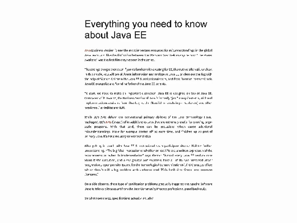 javaEE