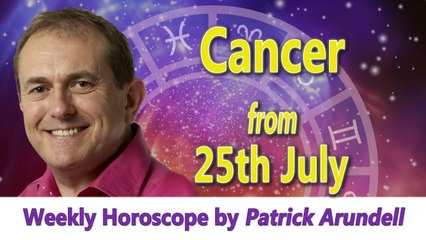 Cancer Weekly Horoscope from 25th July 2016