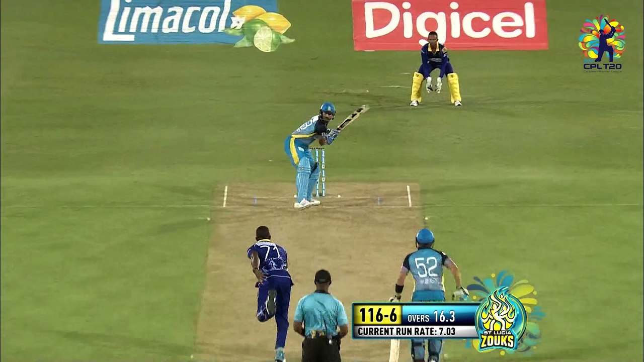 Sohail Tanvir 18-ball 50 vs Barbados Tridents (Game 17) _ #CPL15