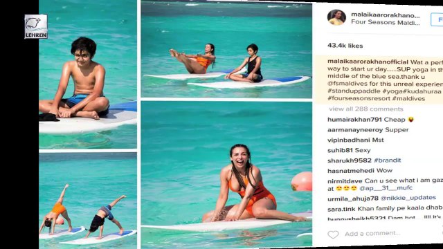 Malaika Arora Khan Flaunts Cleavage In Maldives!