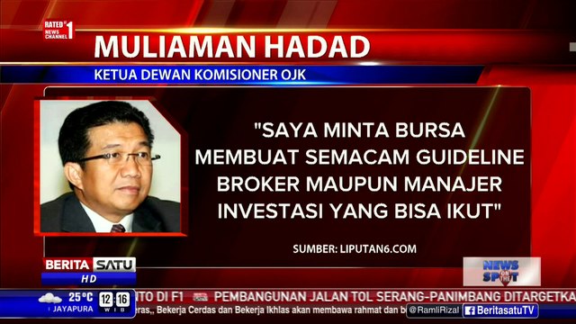 OJK Minta BEI Susun Pedoman Investasi untuk UU Tax Amnesty