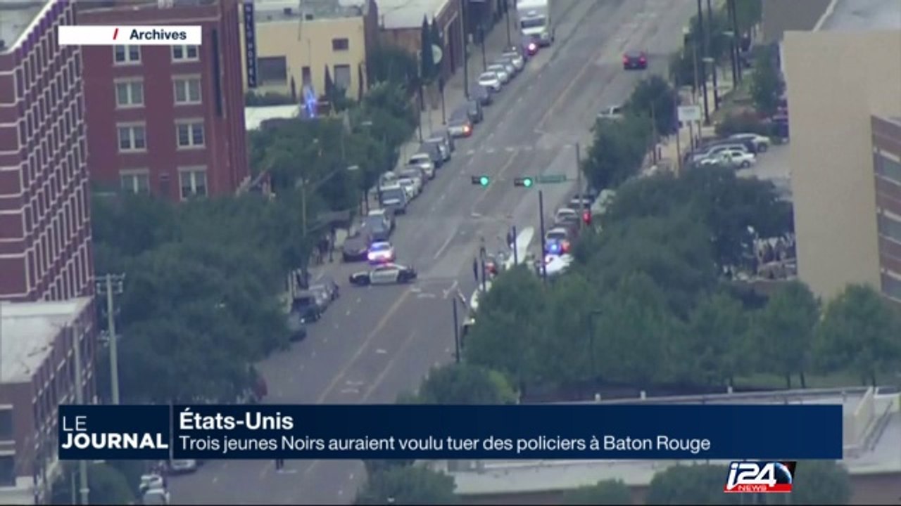 Trois jeunes Noirs auraient voulu tuer des policiers à Baton Rouge