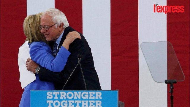 États-Unis: Bernie Sanders et Hillary Clinton unis face à Donald Trump