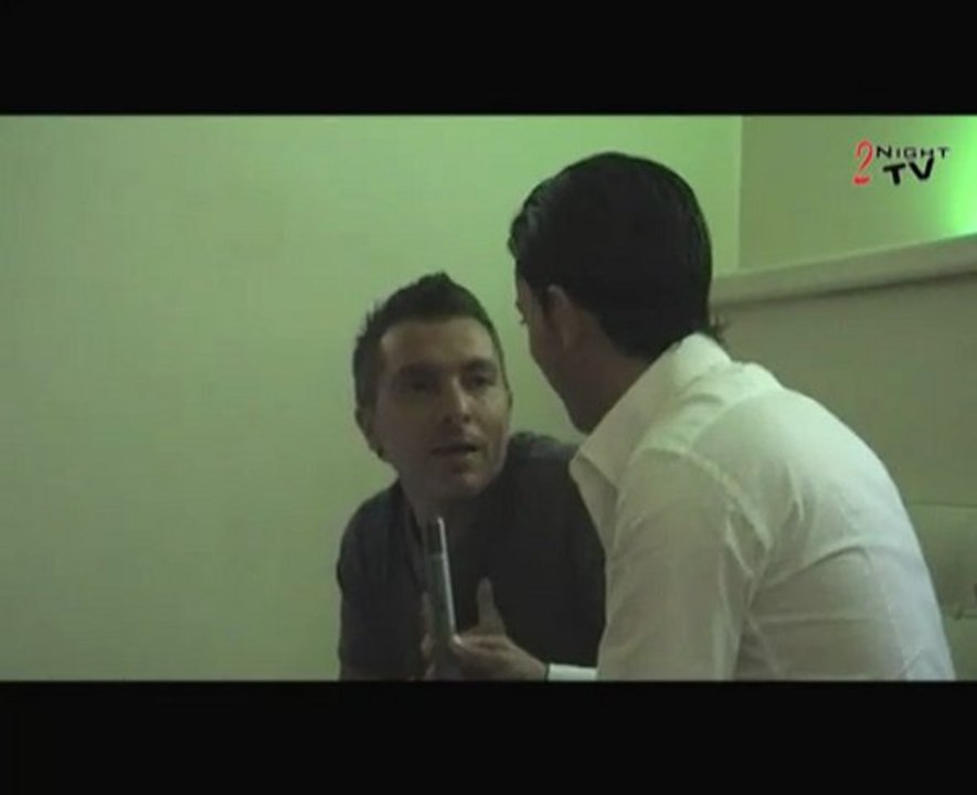 Interview d'Alex Gaudino à la village rouge