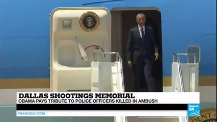 Dallas shootings memorial: Obama says "nation not as divided as it seems"