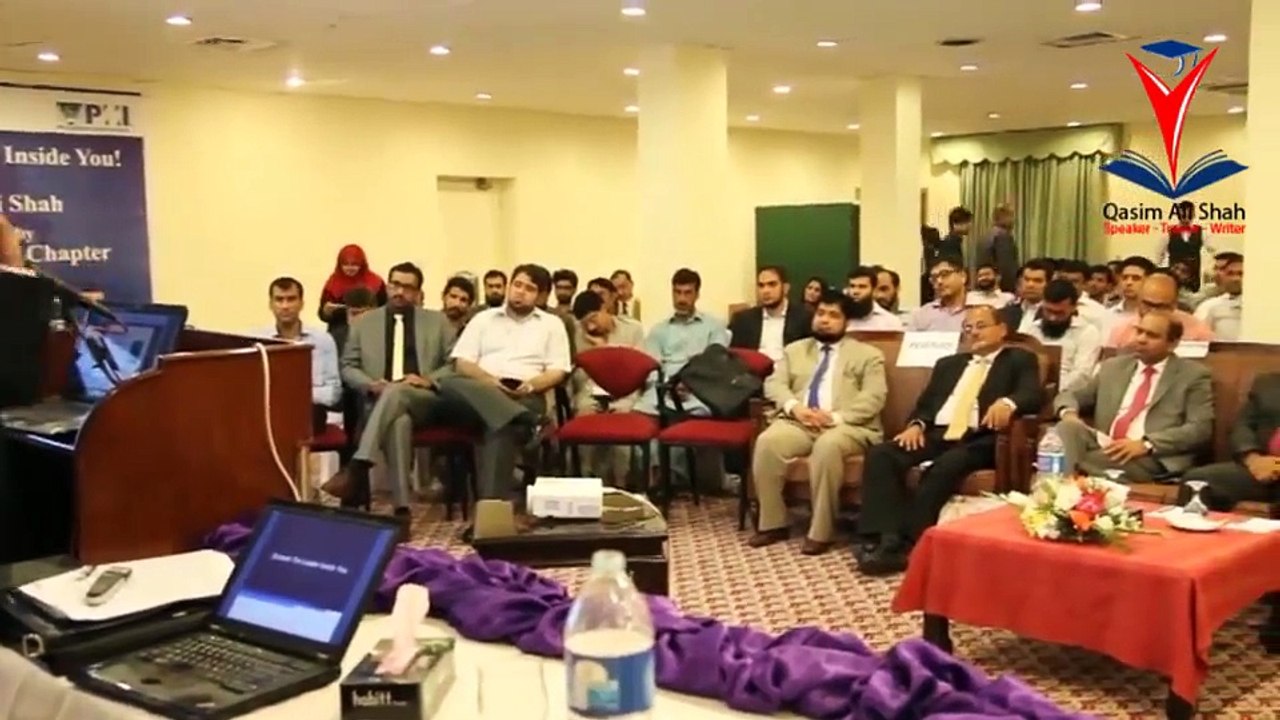 Qasim Ali Shah Lecture At Project Management Institute - Islamabad Chapter