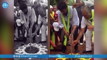 Mega Star Chiranjeevi Participates In Haritha Haram || #kathilantodu