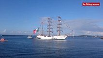Brest 2016. L'arrivée des bateaux