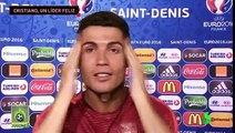 Cristiano Ronaldo funny moment - Portugal vs France 1-0 FINAL EURO 2016