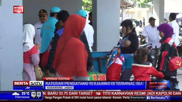Ratusan Pendatang Terjaring Operasi Yustisia