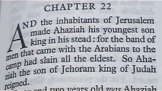 2 Chronicles 22 King James Holy Bible