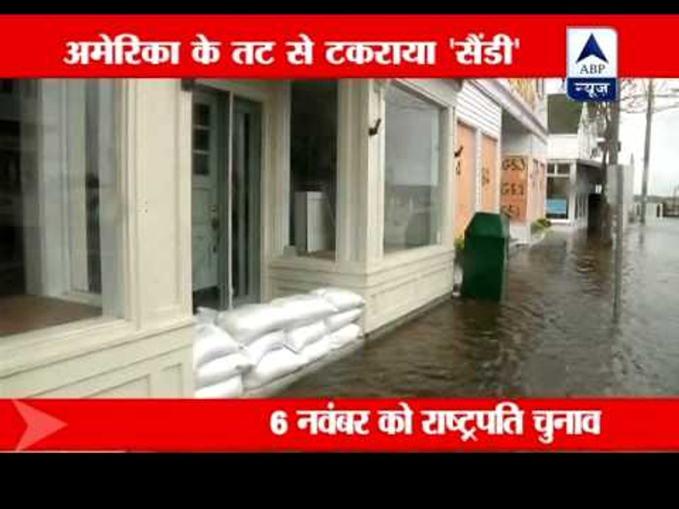 Sandy slams into New Jersey, swamps New York and Lower Manhattan