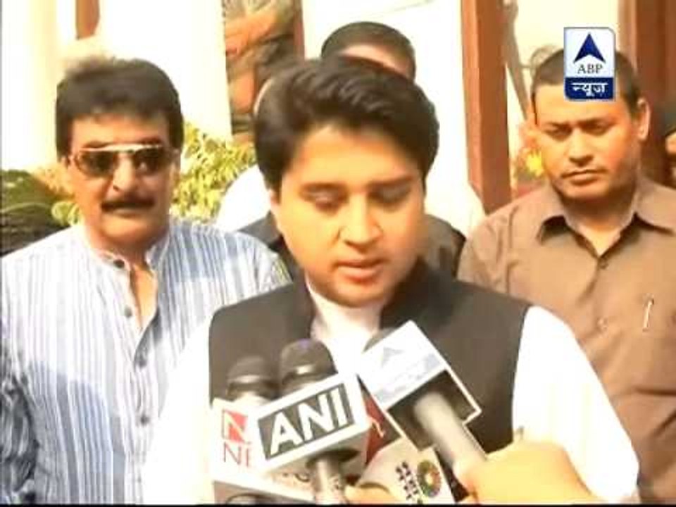 Jyotiraditya Scindia thanks PM, Sonia and Rahul Gandhi