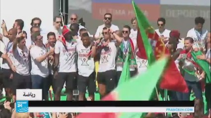 ماذا قال رونالدو في الاحتفالات بفوز منتخب بلاده بكأس أوروبا؟