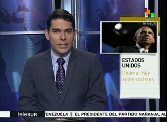 Pdte. Obama reconoce que la policía de su país discrimina a minorías
