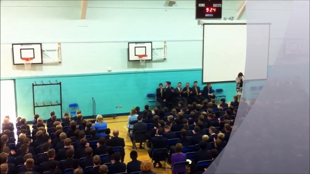 Reading Blue Coat School Head Boy Chair Hanging Ceremony 2014-15