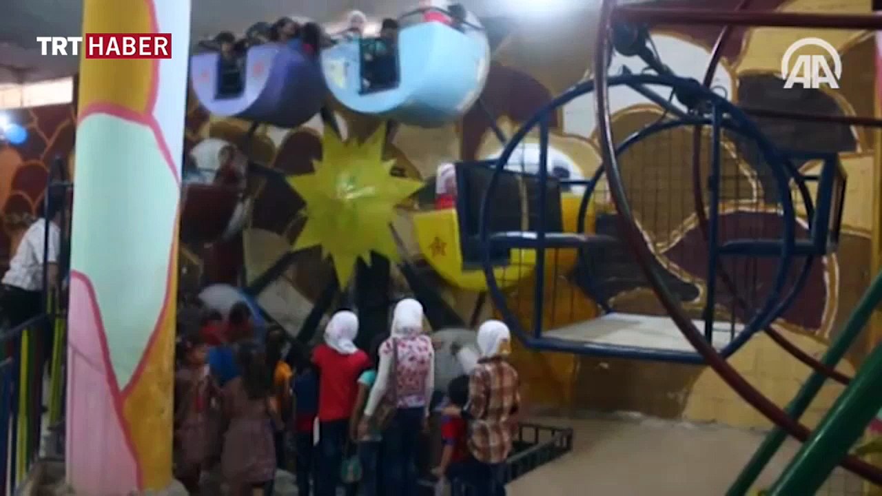 Suriye'deki iç savaş oyun parkını yer altına in...
