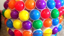 CRAZY CUPS and Balls Giant Egg 50 Surprise Eggs Toys For Kids Colour Balls Video For Children