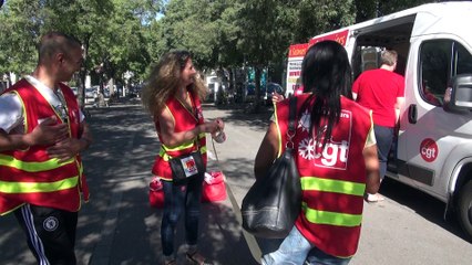 Caravane des saisonniers en Arles