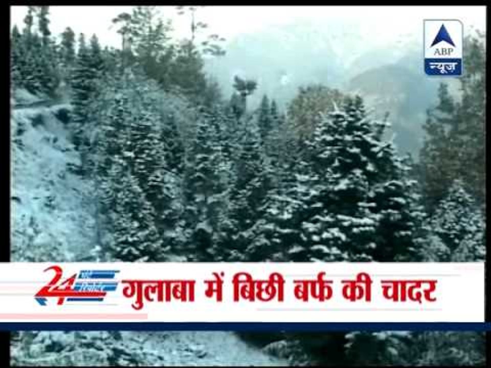 Hills overlooking Kullu get snow