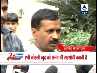Anna Hazare supporter Annie Kohli again confronts Arvind Kejriwal