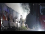 Montelupo Fiorentino (FI) - Incendio in una falegnameria, gravi danni (09.07.16)