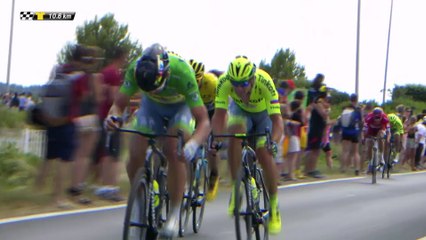 10 KM à parcourir / to go - Étape 11 / Stage 11 (Carcassonne / Montpellier) - Tour de France 2016