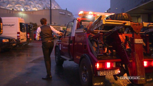 Rétromobile 2016 - Les tribulations d'Alessandro dans un char