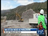 Más de seis meses de paralización en los trabajos viales de Imbabura