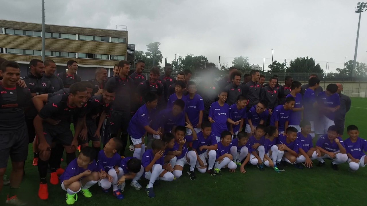 Reportage au coeur du séjour de jeunes Chinois au Centre de Formation du TFC