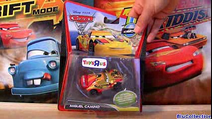 下载视频: CARS 2 Metallic Miguel Camino ToysRUs TRU Diecast toy Mattel Disney Pixar review by Blucollection