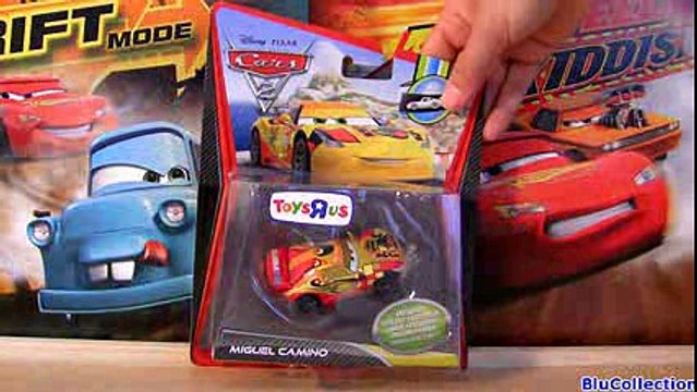 CARS 2 Metallic Miguel Camino ToysRUs TRU Diecast toy Mattel Disney Pixar review by Blucollection
