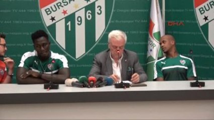 Bursaspor'da Del Valle ile Sane İmzaladı