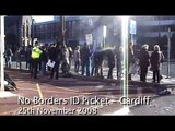 ID Cards Picket - No Borders South Wales - 25/11/08