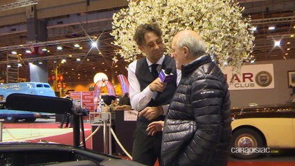 Rétromobile 2016 - Alessandro avec Alfred et sa Facel Vega restaurée