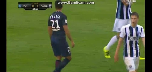Hatem Ben Arfa super volay shot- Paris SG 0-1 WBA - 13-07-2016