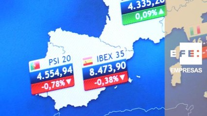 La Bolsa española cierra con una caída del 0,38% y no consigue mantener los 8.500 puntos